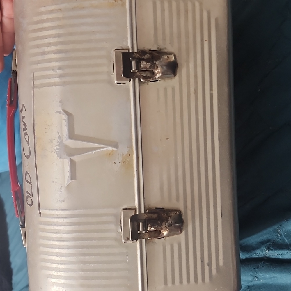 Vintage American Thermos Coal Miners Lunch box 